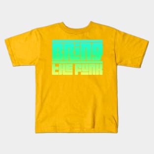 Bring the Funk 70s Groovy Typography Design Kids T-Shirt